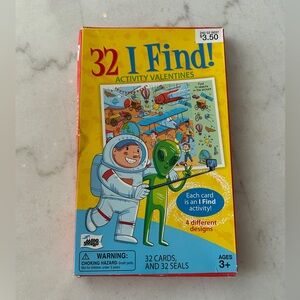 Rare Seek and Find Activity Valentines - 32 Cards
